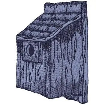 Bluebird Birdhouse Embroidery Design Exclusive