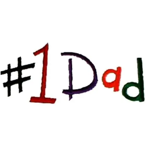 1 Dad Embroidery Design Discount