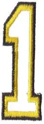 Athletic 1 Embroidery Design High Quality
