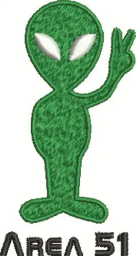 Area 51 Embroidery Design While Supplies Last