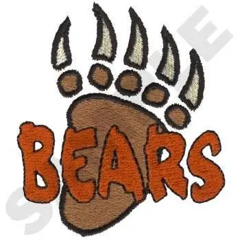 Bear Claw Embroidery Design Certified