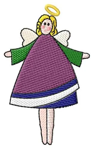 Angel Embroidery Design Place Order