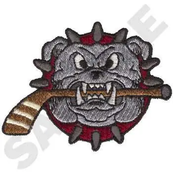 Bulldogs Hockey Embroidery Design Best Price