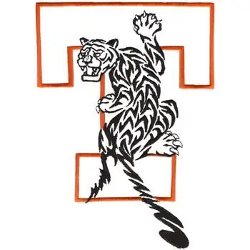 Don’t Miss Out Tigers Mascot Embroidery Design