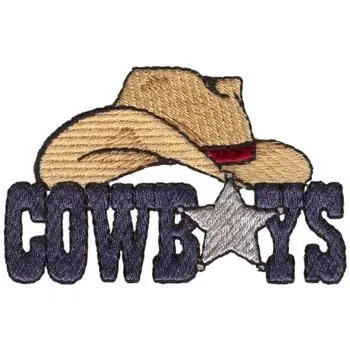 Cowboys Mascot Embroidery Design Professional Grade