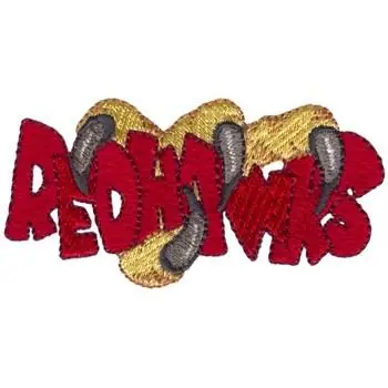 Redhawks Logo Embroidery Design Original