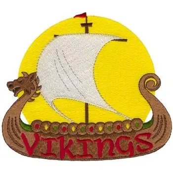 Buy Today Vikings Emblem Embroidery Design