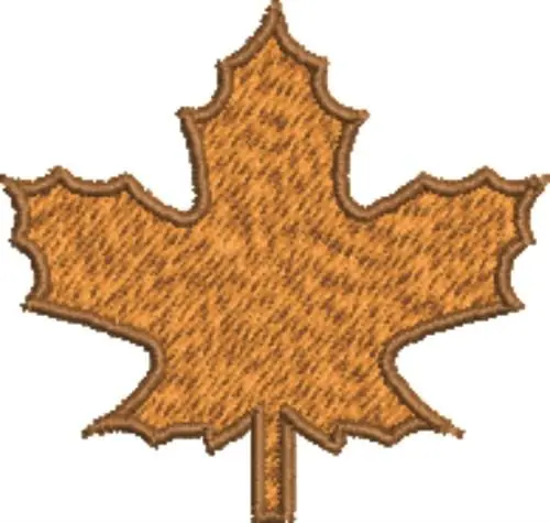 Maple Leaf Embroidery Design Popular