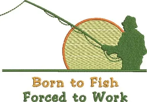 Professional Grade Fishing Work Embroidery Design