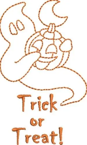 Buy Direct Trick Ghost Embroidery Design