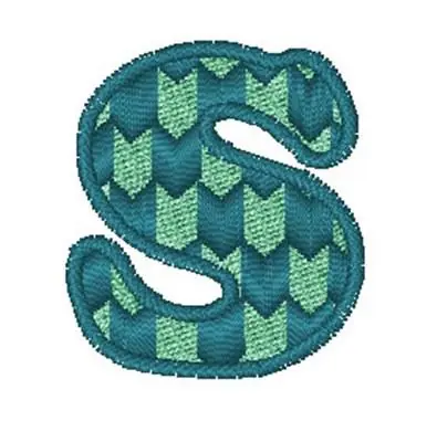 Modern Chevron Font S Embroidery Design Discount