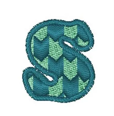Modern Chevron Font s Embroidery Design Handmade