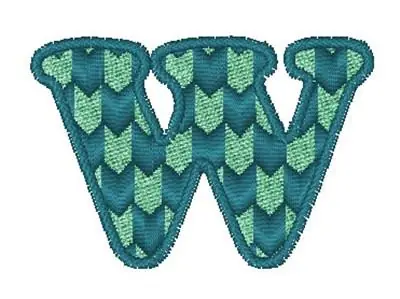 Discount Modern Chevron Font W Embroidery Design