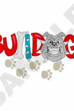 Bulldogs Embroidery Design Best Choice