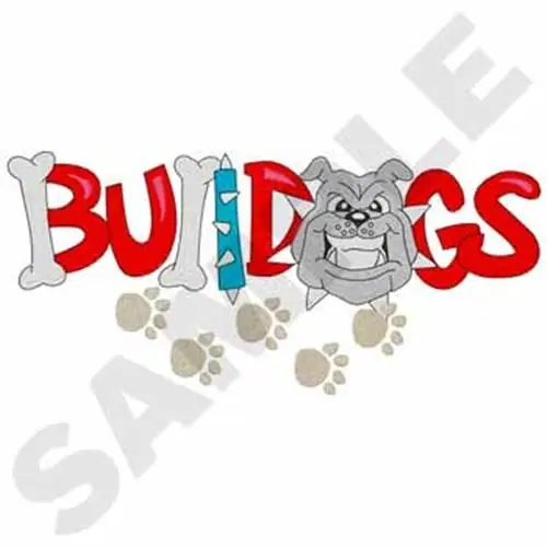Bulldogs Embroidery Design Best Choice