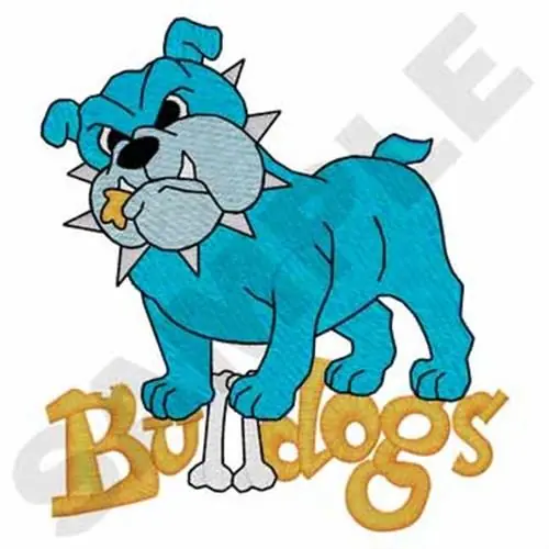 Bulldogs Embroidery Design Exclusive Offer