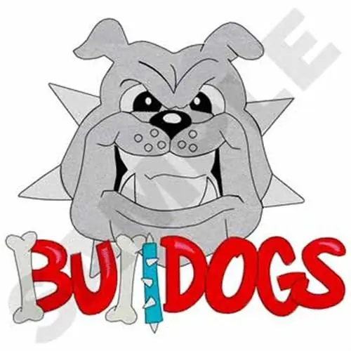 Bulldogs Embroidery Design Low Price