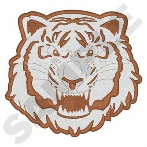 Tigers Embroidery Design Luxury