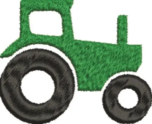 Same Day Shipping Farm Tractor Embroidery Design