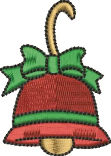 Must Have Christmas Bell Embroidery Design