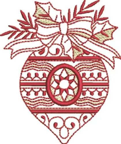 Cheap Christmas Bauble Embroidery Design