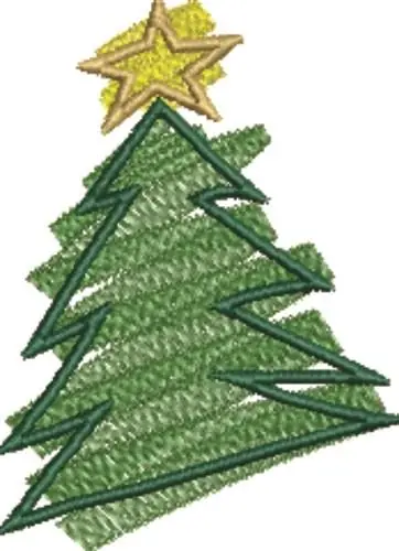 Limited Time Christmas Tree Embroidery Design