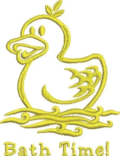 Best Price Bath Time Duck Embroidery Design