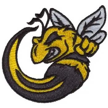 Handmade Hornet Embroidery Design