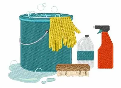 Discount Cleaning Supplies Embroidery Design