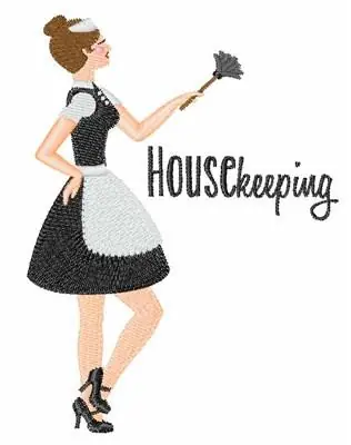 Budget Housekeeping Embroidery Design