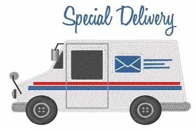 Brand New Special Delivery Embroidery Design