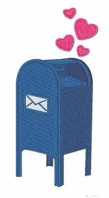 Buy Today Love Mailbox Embroidery Design