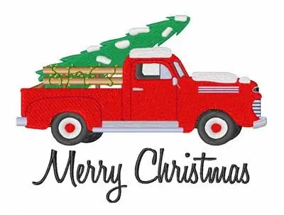 New Arrival Merry Christmas Embroidery Design