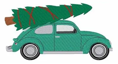 Christmas Tree Bug Embroidery Design Price Cut
