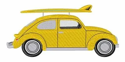 Surfboard Beetle Embroidery Design Trending
