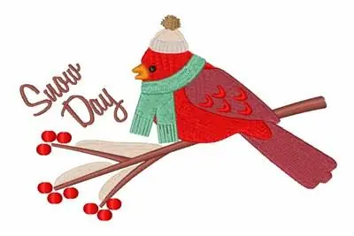 Reduced Price Snow Day Embroidery Design