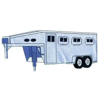 Buy Direct Horse Trailer Embroidery Design