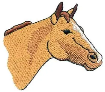 Quarter Horse Head Embroidery Design Affordable