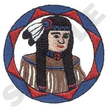 Final Sale Indian Girl Embroidery Design