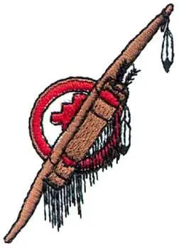 Bow With Quiver Embroidery Design Discount