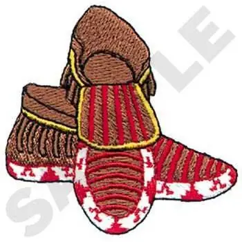 Same Day Shipping Moccasins Embroidery Design