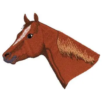 High Quality Quarter Horse Head Embroidery Design