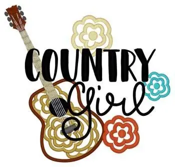 Country Girl Embroidery Design New Arrival
