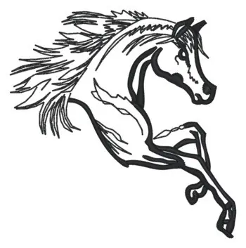 Arabian Horse Embroidery Design Trending