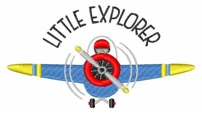 Brand New Little Explorer Embroidery Design
