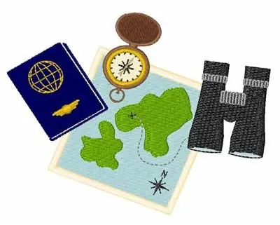 Buy Online Adventure Map Embroidery Design