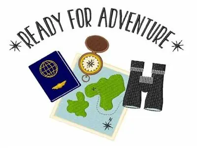 Adventure Ready Embroidery Design Price Cut