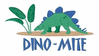Top Pick Dino-mite Embroidery Design