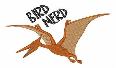 Bird Nerd Embroidery Design New Release