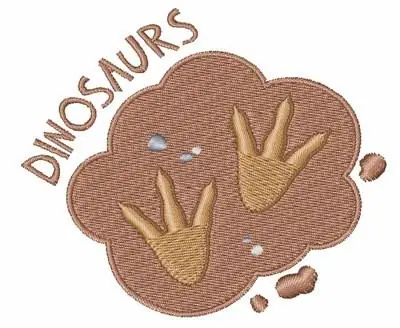 Dinosaur Tracks Embroidery Design Best Seller